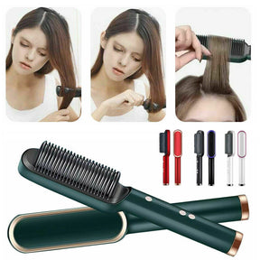 Hair Straightener Iron Brush