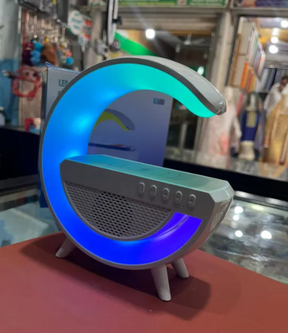 G Shape LED Wireless Charging Speakers