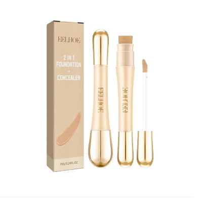 New Double-headed 2 In 1 Foundation And Concealer