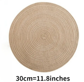 6pcs Round Table Mat