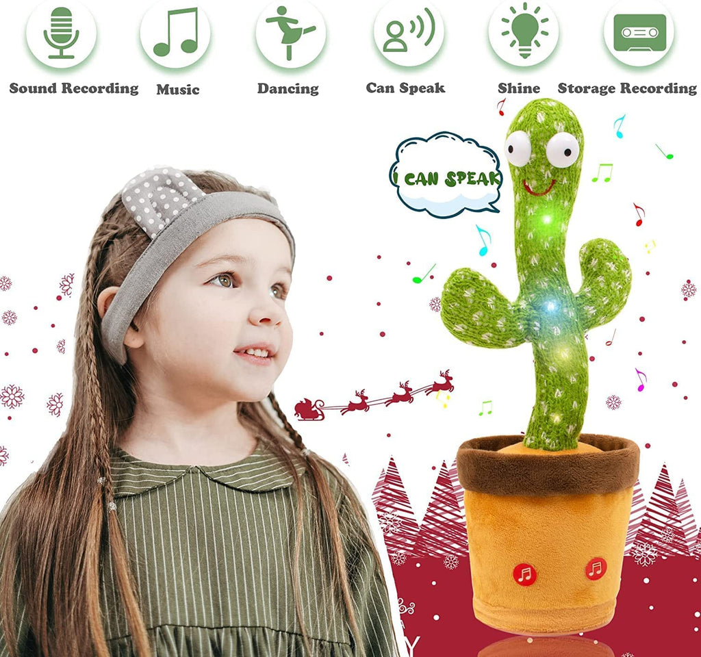 Dancing Talking Cactus Toy with USB Charge