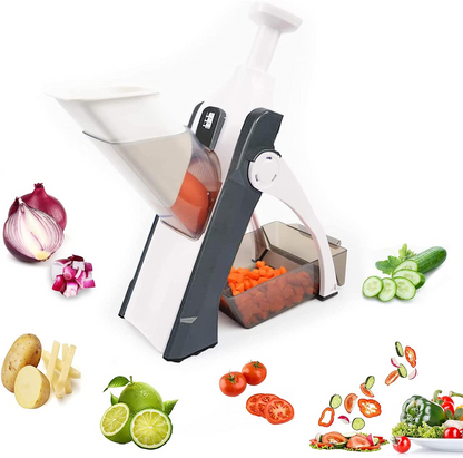 Safe Slice Mandoline with Thickness Adjuster